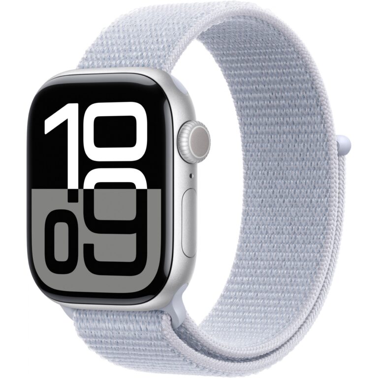 Orë e mençur APPLE Watch Series 10 GPS 42mm Silver Aluminium Case with Blue Cloud Sport Loop