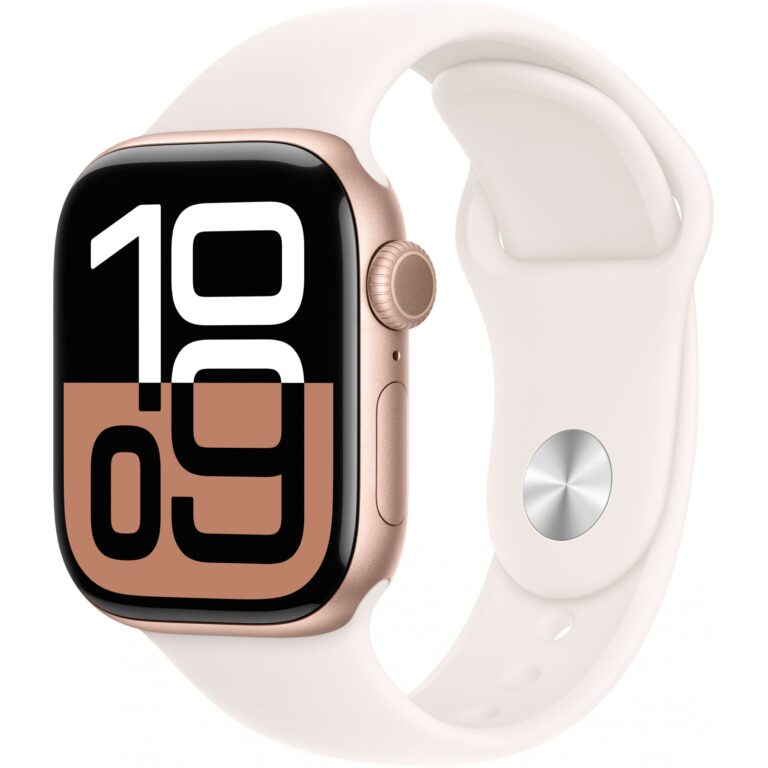 APPLE Watch Series 10 GPS + 42mm Rose Gold Aluminium Case, S/M