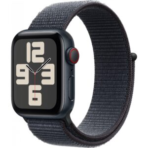 Apple Watch SE (2024) GPS + Cellular 40mm – Midnight Aluminium Case with Ink Sport Loop
