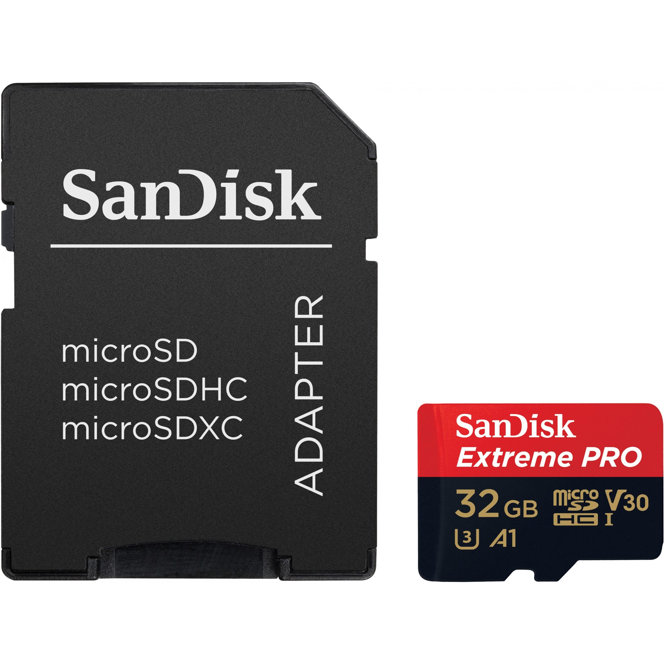 Kartë Memorie SD CARD 32GB SanDisk Extreme Pro MicroSDHC 100MB/s +Adapter - Figura 3