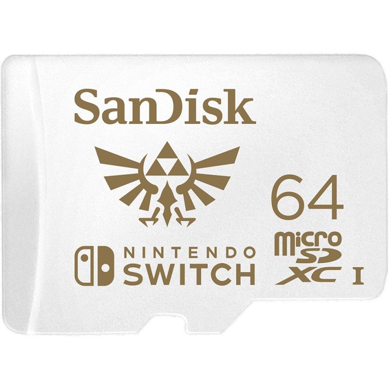 Kartë Memorie SD SanDisk Flash Memory Card for Nintendo Switch Official Zubehör / microSD Card for Games & Storage
