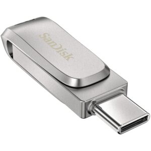 USB Flash Drive SanDisk Ultra STICK / 256GB / USB 3.1 / Dual Drive Luxe / Type-C / Hiri