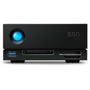 SSD Docking LACIE 1big Dock SSD Pro 4TB Thunderbolt 3 USB 3.1 8.9cm 3.5" for MAC & PC - Gri