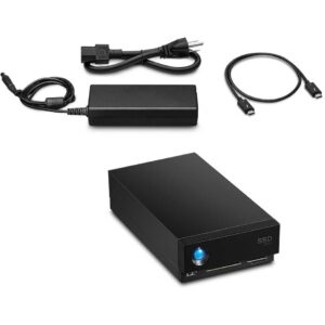 SSD Docking LACIE 1big Dock SSD Pro 4TB Thunderbolt 3 USB 3.1 8.9cm 3.5" for MAC & PC - Gri