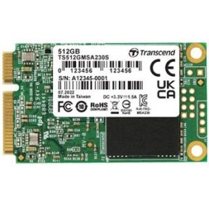 SSD e Brendshme TRANSCEND 512GB mSATA SSD SATA3 3D TLC