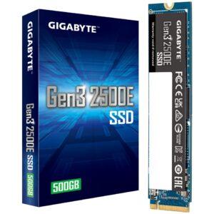 SSD e Brendshme M.2 / 500GB / GIGABYTE Gen3 2500E NVMe PCIe 3.0 x4 (2280, NVMe 1.3)