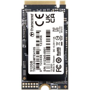 SSD e Brendshme TRANSCEND 512GB M.2 2242 PCIe Gen4x4 NVMe 3D TLC DRAM-less