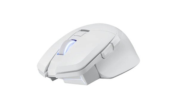 Maus me Kabllo Powercolor Alphyn AM10/ Optical/ USB/ Standard – Bardhë