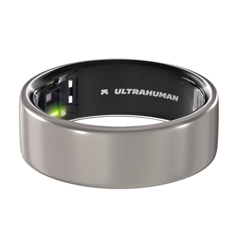 Smart Ring ULTRAHUMAN Ring Air / Size 9 - Raw Titanium