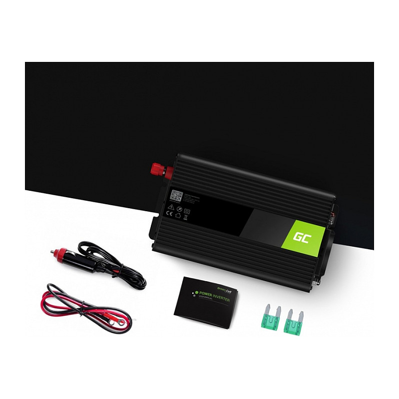 Invertor Rryme Green Cell / 12V në 230V / 500W / 1000W - Figura 3