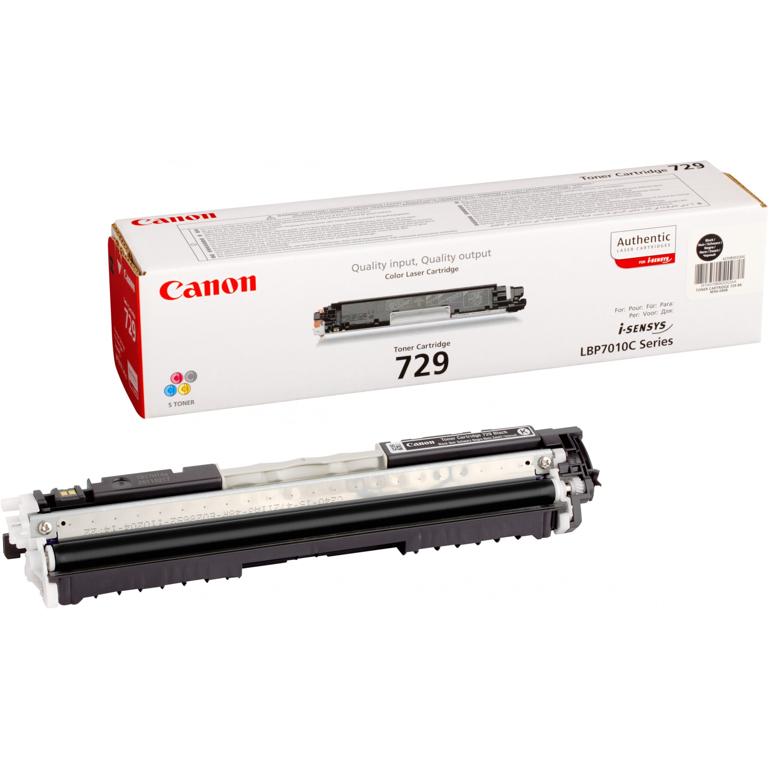 Toner Canon 729BK / 4370B002 - Zezë - Figura 2
