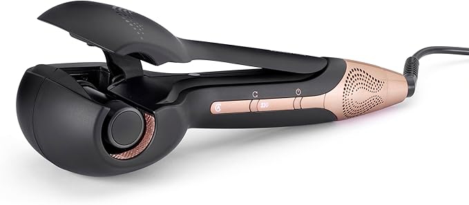 Stilues për flokë BaByliss Wave Secret Air / C1900E – Rose Gold / Zezë