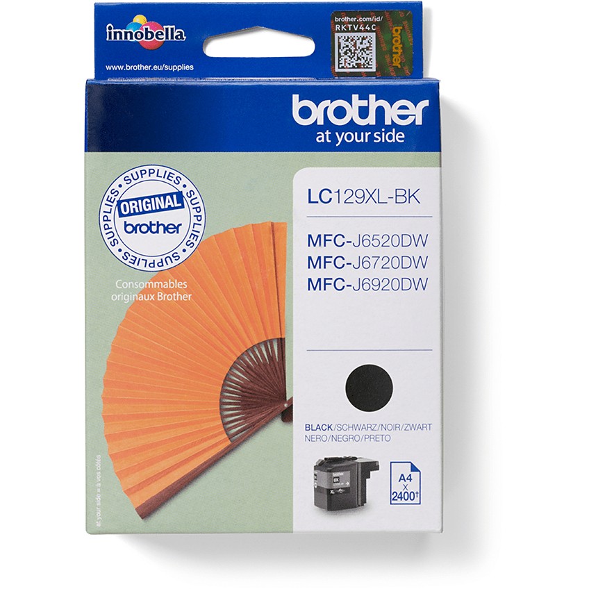 INK Brother LC-129XLBK/me kapacitet të lartë – Zezë