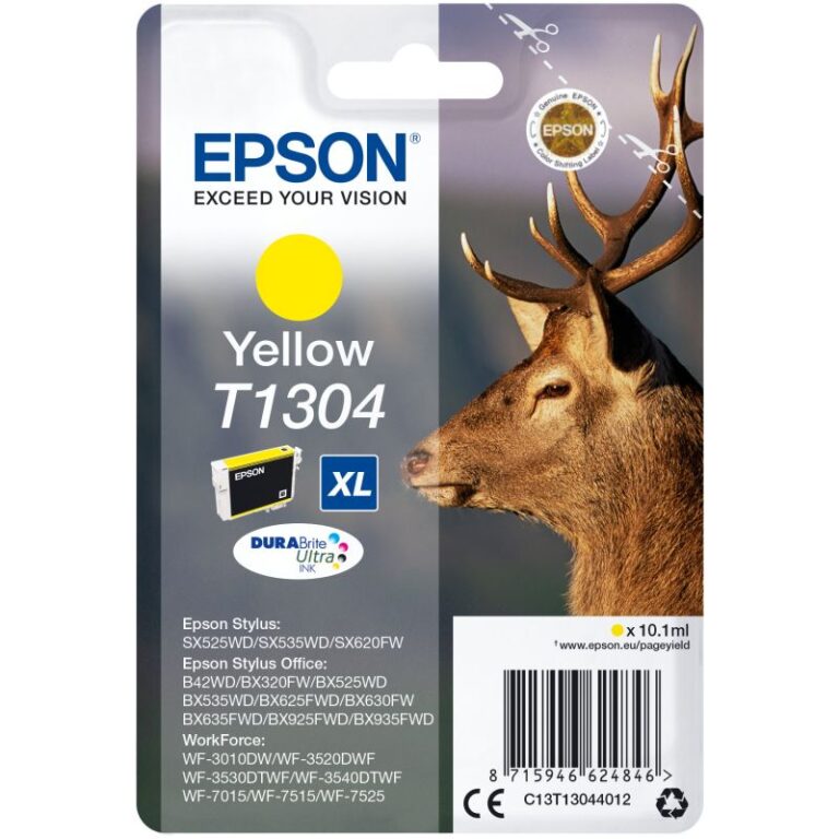 Toner Epson T130440 – Verdhë