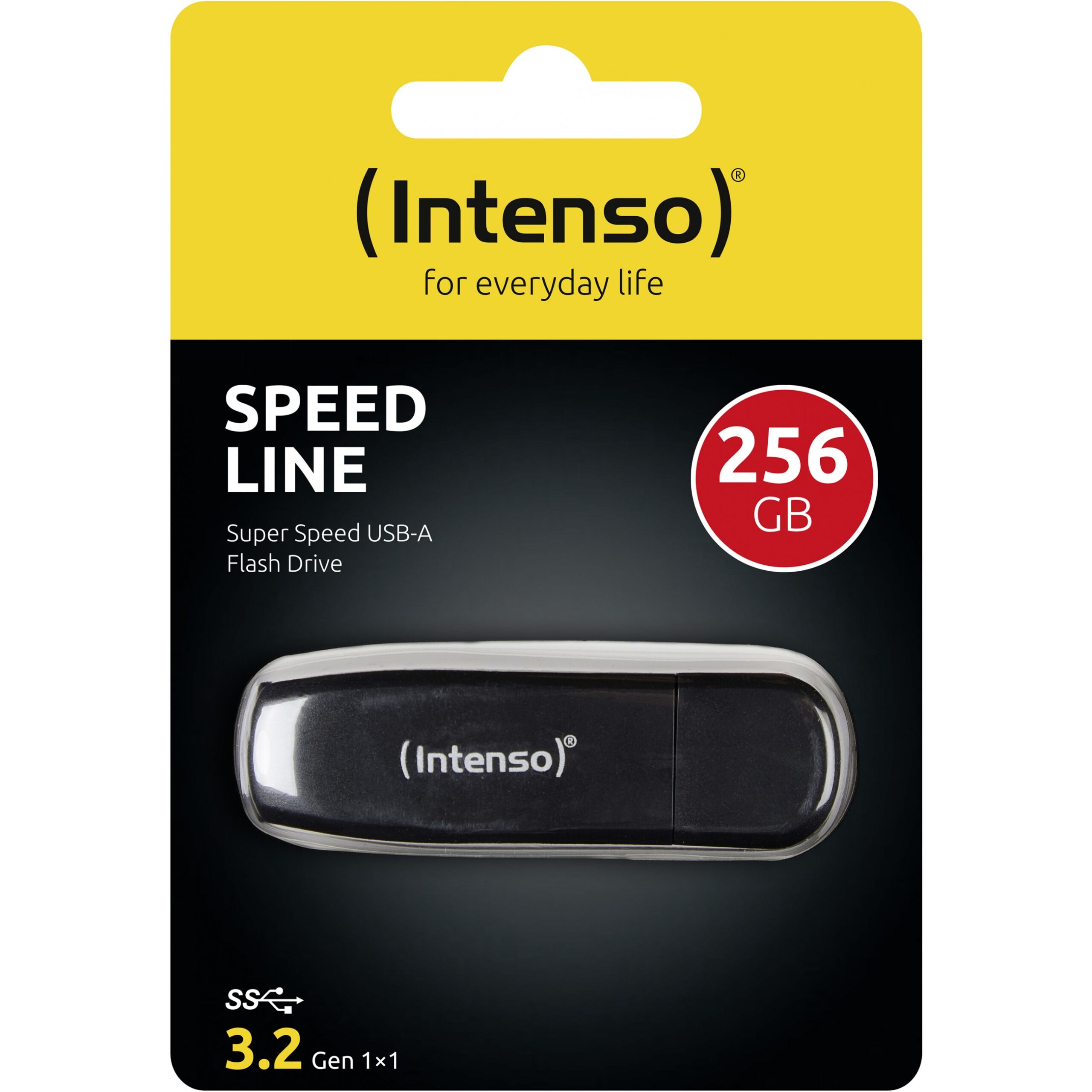 USB Flash Drive STICK 256GB 3.2 Intenso Speed Line - e zezë - Figura 3