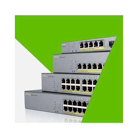 Switch Zyxel GS1350‑12HP / Managed / 10x Gigabit PoE+ / 2x Gigabit Uplink / Rackmount - Figura 5