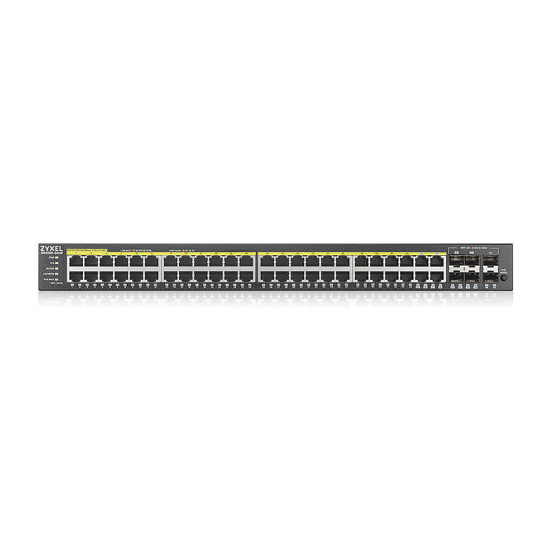 Switch Zyxel GS2220‑50HP / Managed / 48x GE PoE+ + 2x GE / Rackmount - Figura 2