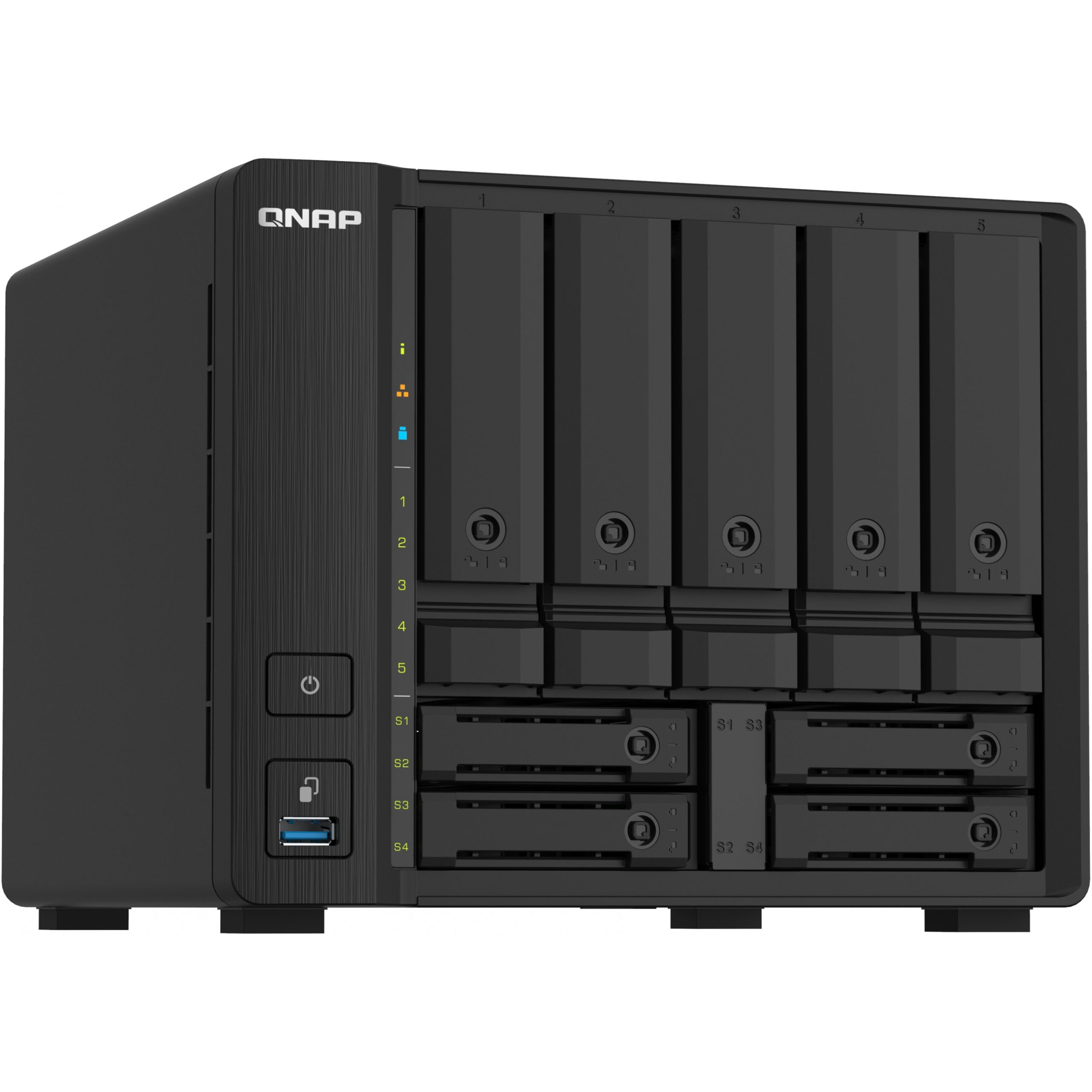 NAS QNAP TS‑932PX‑4G / 9‑Bay / AL324 Quad‑Core / 4GB DDR4 SODIMM / 5x 3.5" SATA / 4x 2.5" SATA / 2x 10GbE SFP+ LAN / 2x 2.5GbE LAN - Figura 4