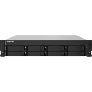 NAS QNAP TS‑832PXU‑4G / 8‑Bay Rackmount / Quad‑Core 1.7GHz / 4GB DDR4 UDIMM RAM / SATA 6Gbps / 250W PSU