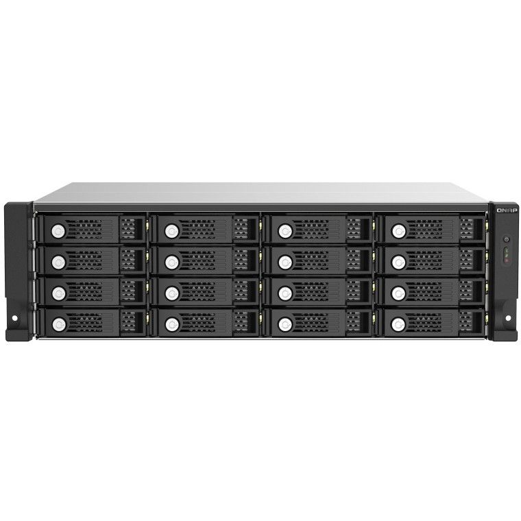 Barebone QNAP TL‑R1620SEP‑RP / 16‑Bay 3U Rackmount / SAS 12Gbps JBOD Expansion Enclosure / SAS Expander 12Gbps / SAS/SATA 6Gbps Drives