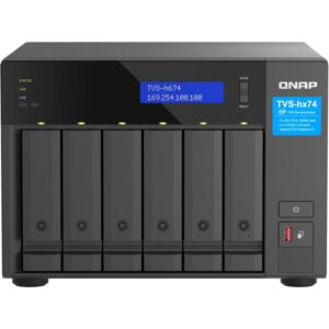 NAS QNAP TVS‑H474‑PT‑8G 4‑Bay QuTS hero / Intel Pentium Gold G7400 (up to 3.7GHz) / 8GB