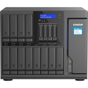 NAS QNAP TS‑1655‑8G 16‑Bay / Intel Atom C5125 (8 cores / 8 threads, 2.8GHz) / 8GB