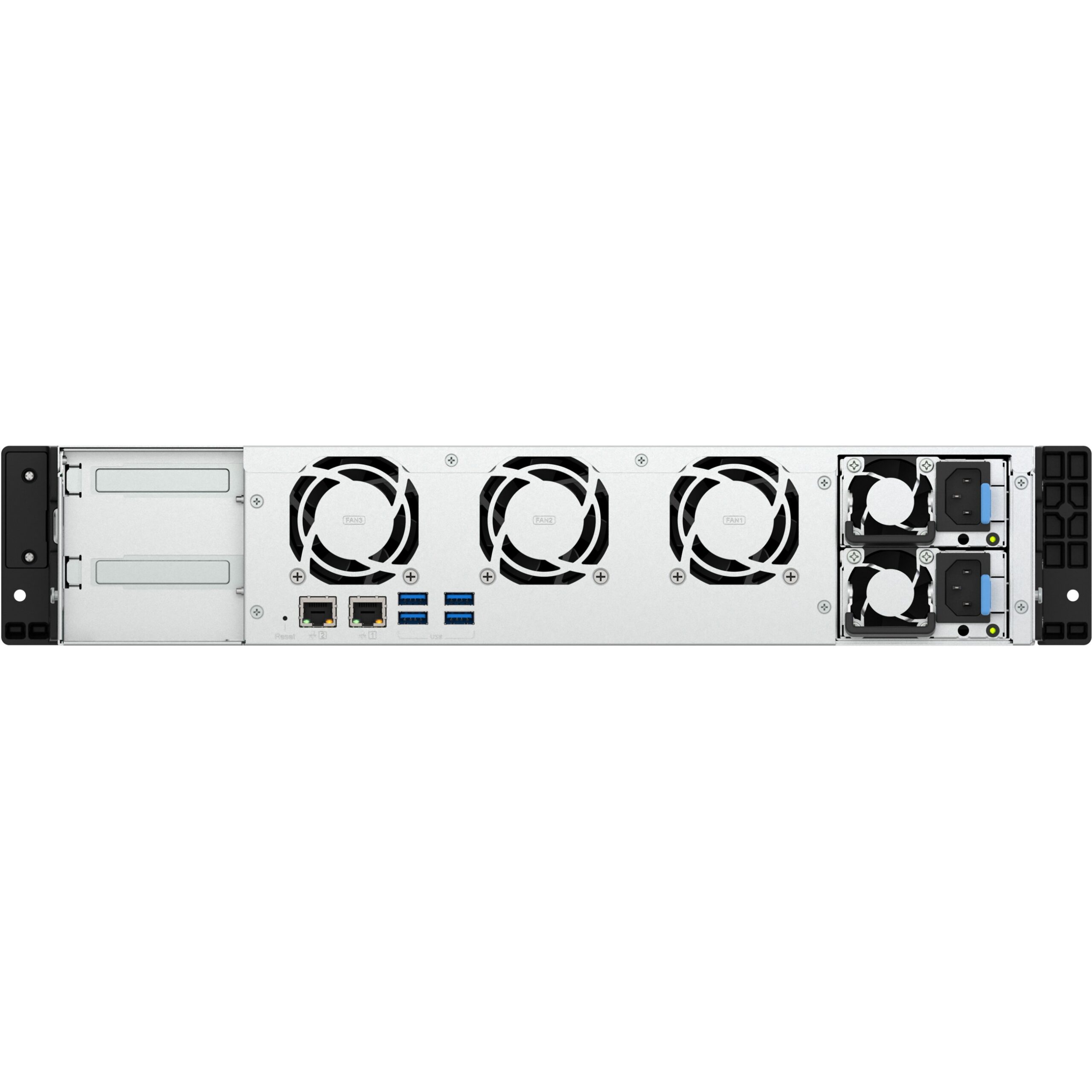 NAS QNAP TS‑855eU‑RP‑8G 8‑Bay Short Depth Rackmount / Intel Atom C5125 (8 cores, 2.8GHz) 8GB / 2x 2.5GbE / 2x M.2 2280 /2x PCIe Gen3 / 250W Redundant PSU - Figura 2