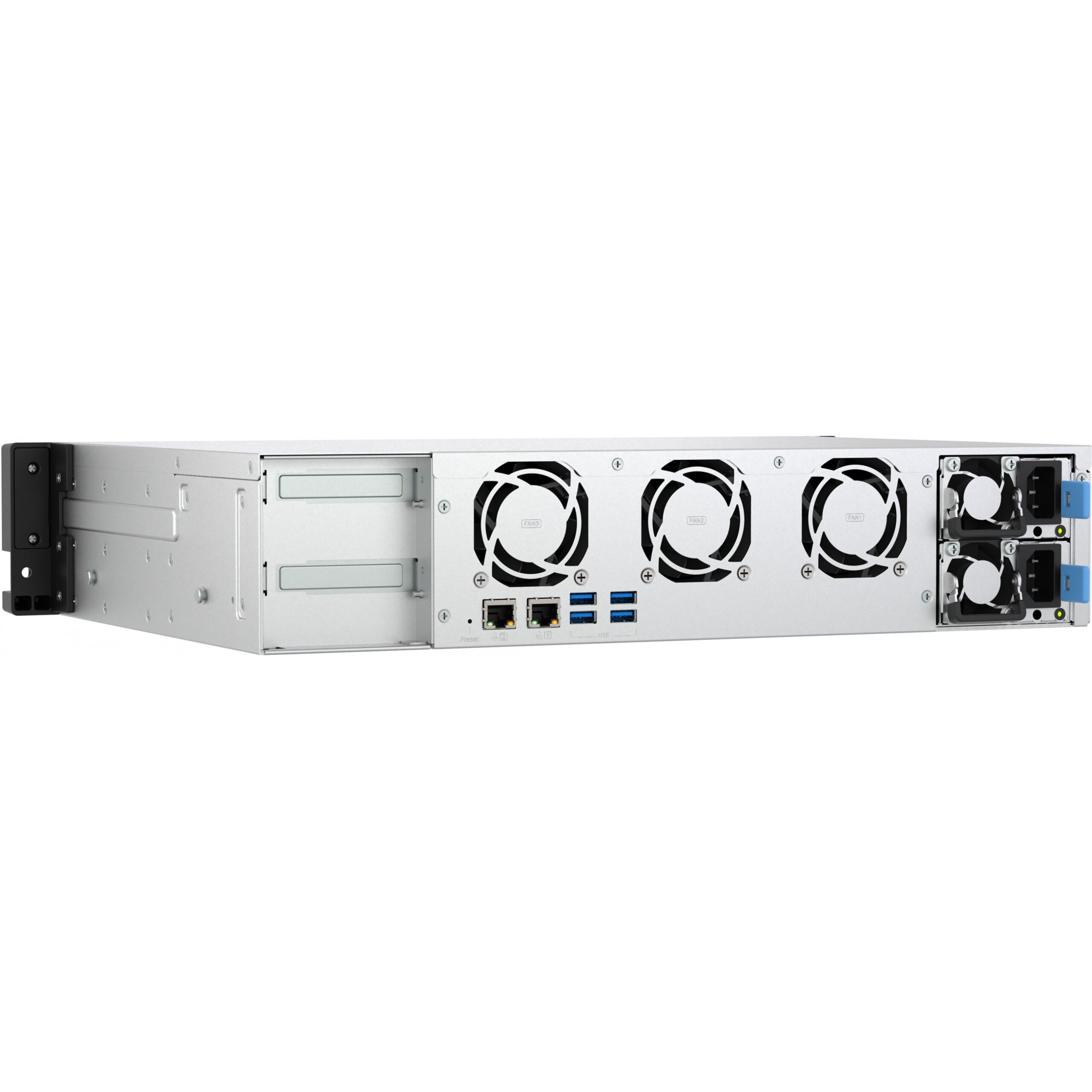 NAS QNAP TS‑855eU‑RP‑8G 8‑Bay Short Depth Rackmount / Intel Atom C5125 (8 cores, 2.8GHz) 8GB / 2x 2.5GbE / 2x M.2 2280 /2x PCIe Gen3 / 250W Redundant PSU - Figura 3