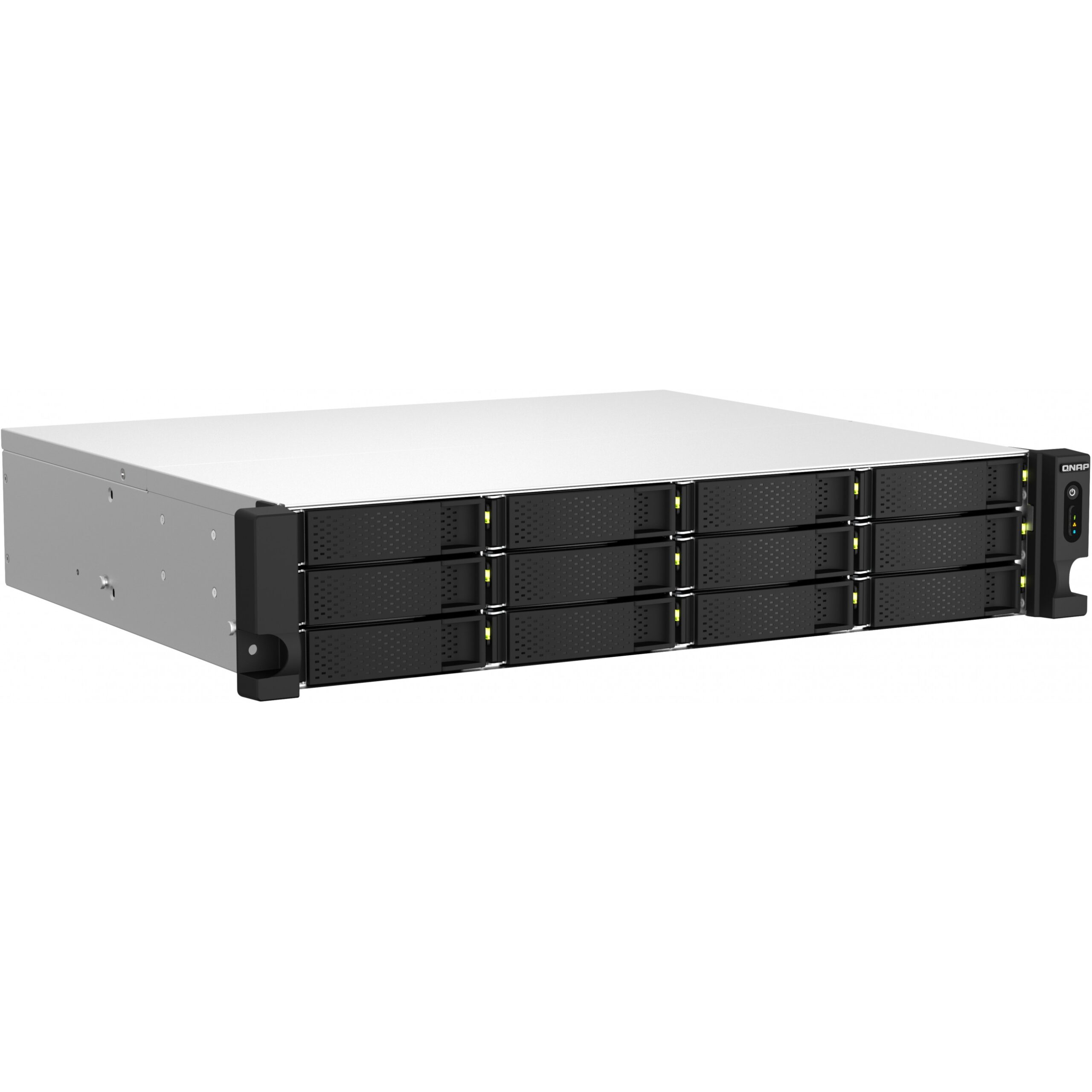 NAS QNAP TS‑1264U‑RP‑8G 2U 12‑Bay Rackmount / Intel Celeron N5095 Quad‑Core / 8GB Onboard (non‑expandable) /12x 3.5"/2.5" SATA / 2x 300W Redundant PSU - Figura 2
