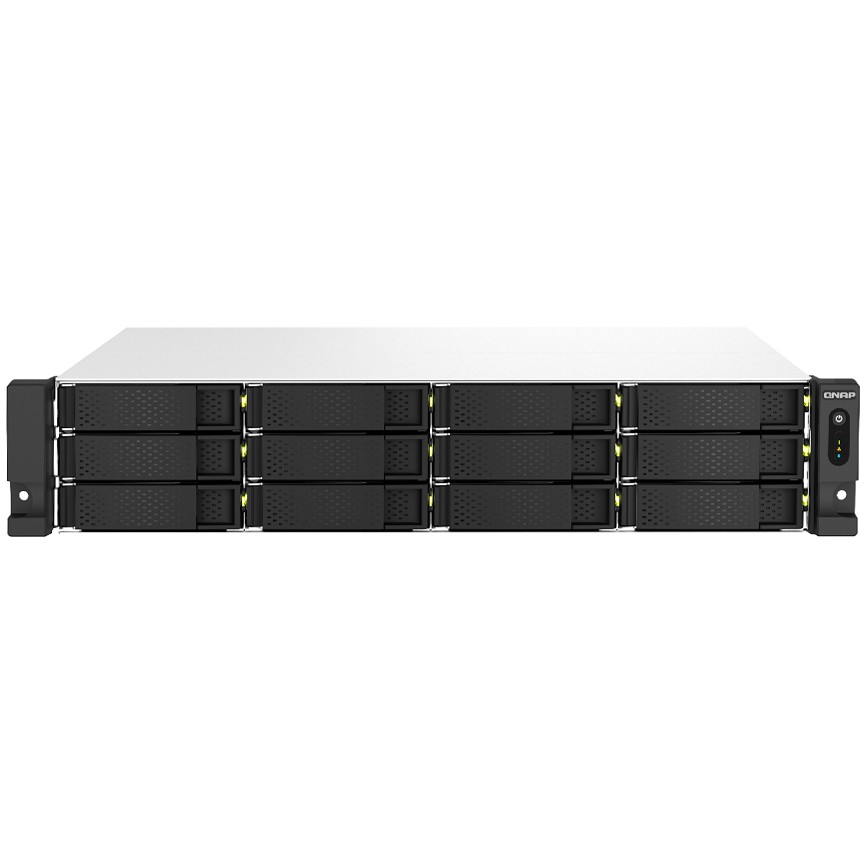 NAS QNAP TS‑1264U‑RP‑8G 2U 12‑Bay Rackmount / Intel Celeron N5095 Quad‑Core / 8GB Onboard (non‑expandable) /12x 3.5"/2.5" SATA / 2x 300W Redundant PSU - Figura 3