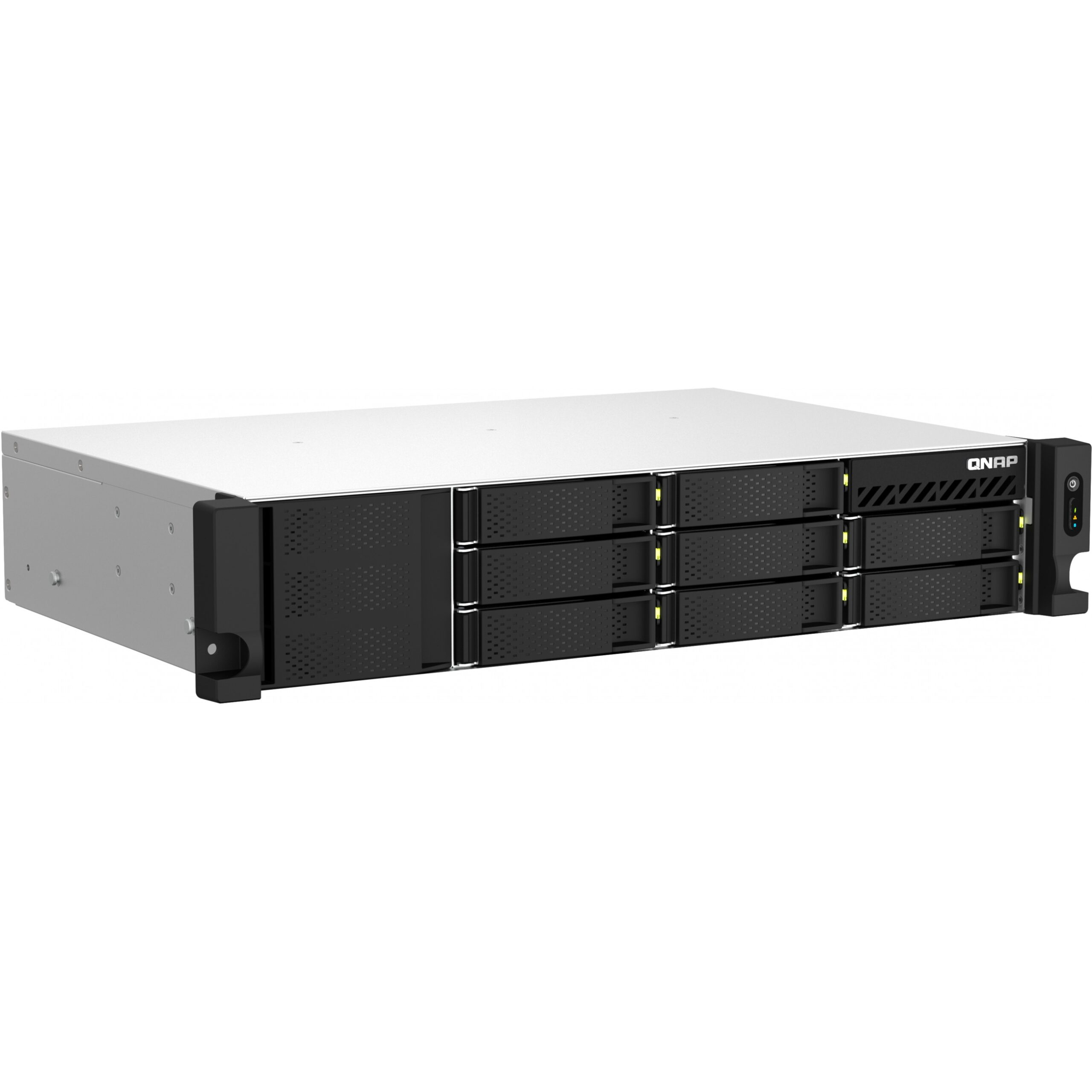 NAS QNAP TS‑864eU‑RP‑8G 2U 8‑Bay Short Depth (30.48cm / 12") / Intel Celeron N5095 Quad‑Core / 8GB / 8x 3.5"/2.5" SATA / 2x 300W Redundant PSU - Figura 3