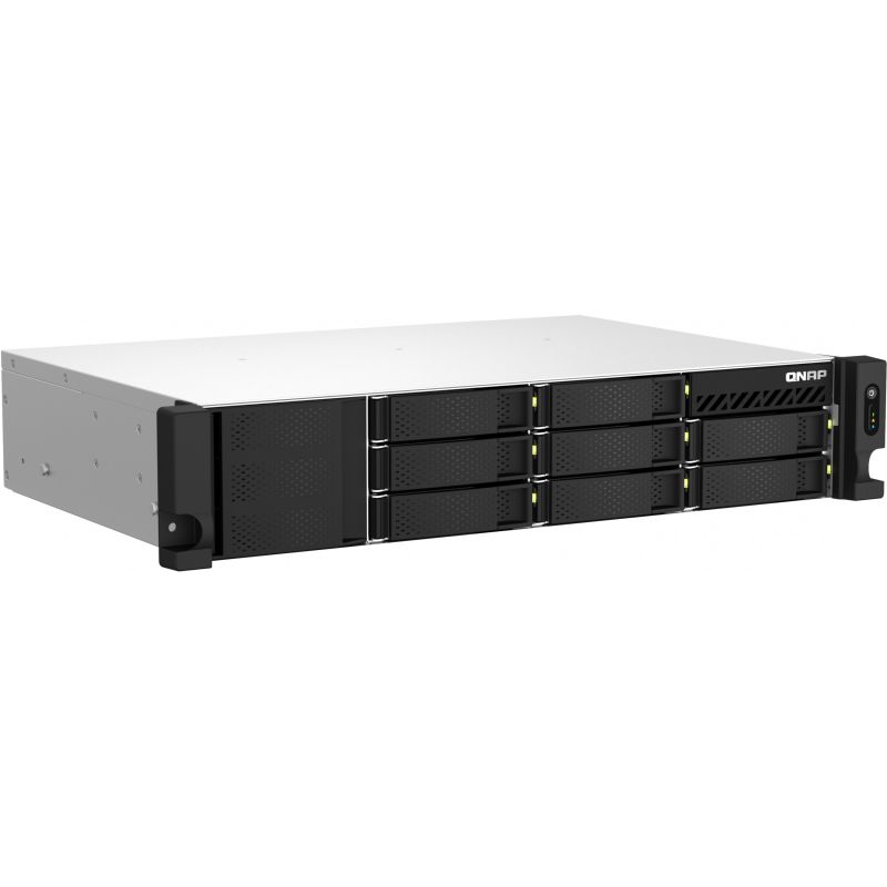 NAS QNAP TS‑864eU‑8G 2U 8‑Bay Short Depth (30.48cm / 12") / Intel Celeron N5095 Quad‑Core / 8GB / 8x 3.5"/2.5" SATA / 300W PSU - Figura 2