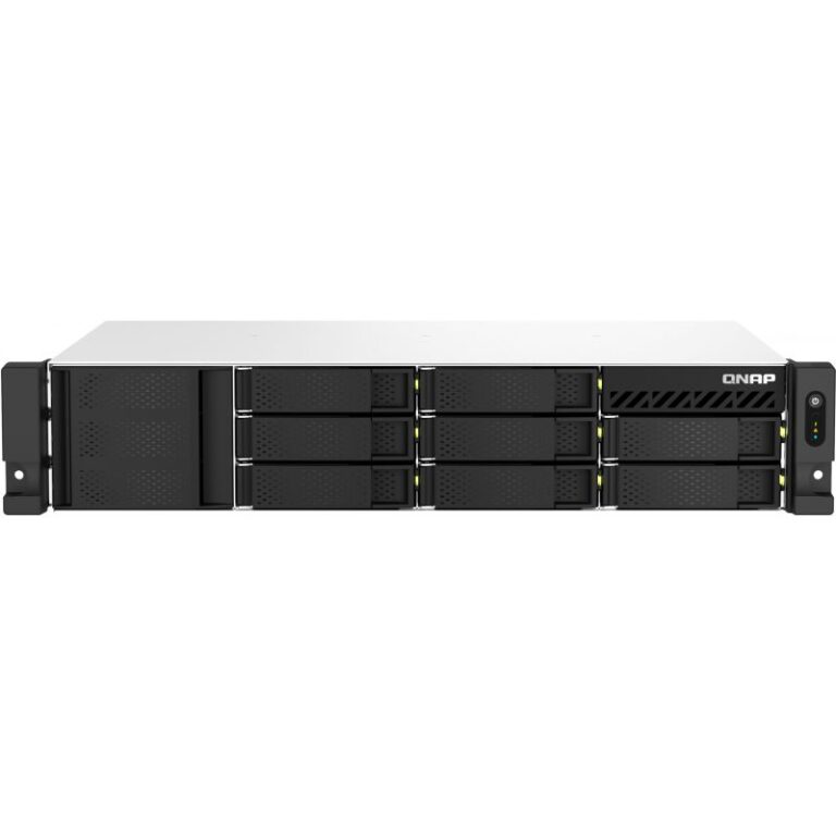 NAS QNAP TS‑864eU‑8G 2U 8‑Bay Short Depth (30.48cm / 12") / Intel Celeron N5095 Quad‑Core / 8GB / 8x 3.5"/2.5" SATA / 300W PSU