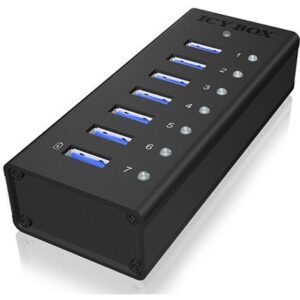 HUB USB 3.0 / 7‑Port / ICY BOX / for Drives – Zezë 8