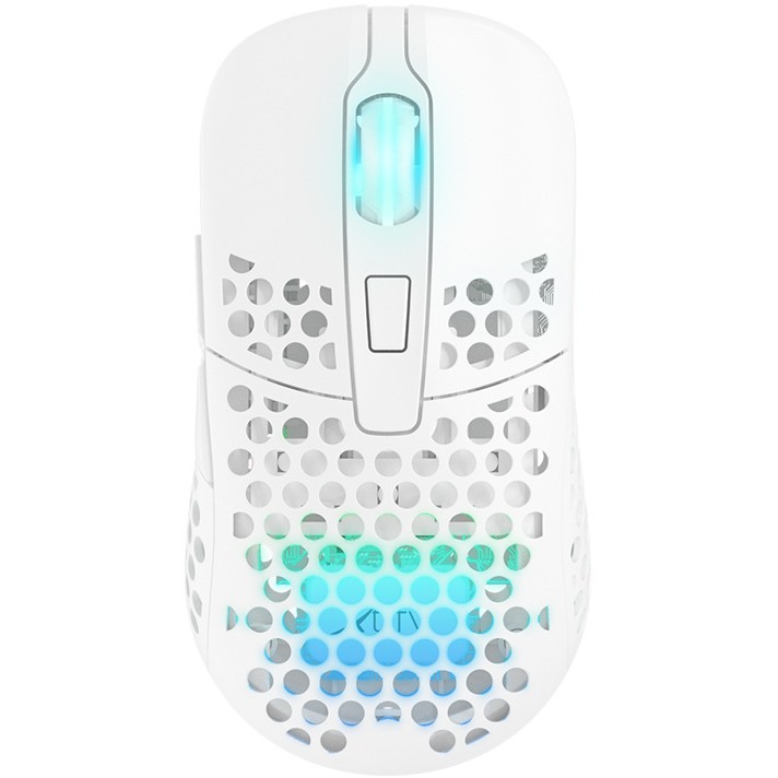 Maus Gaming Cherry Xtrfy M42 RGB / Me kabllo - Bardhë