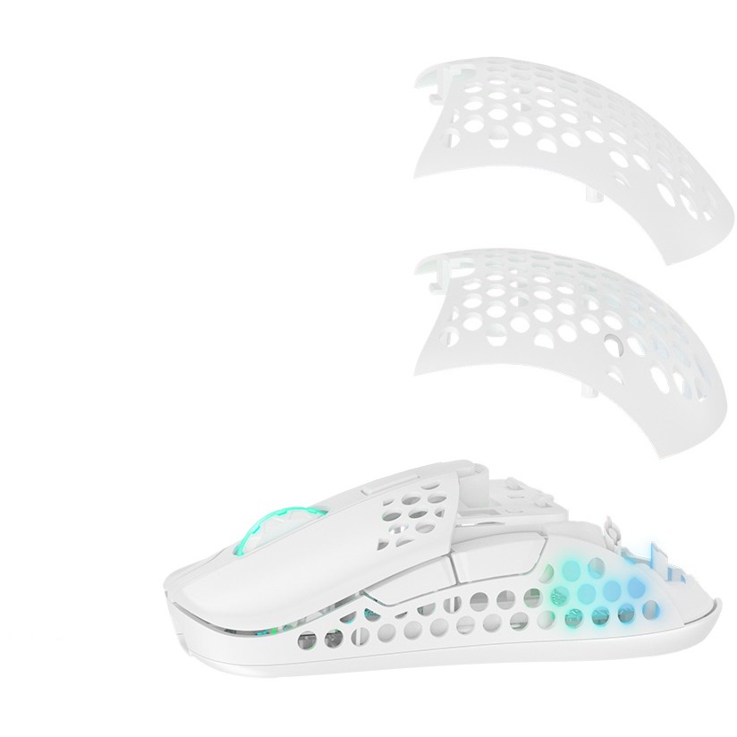 Maus Gaming Cherry Xtrfy M42 RGB / Me kabllo - Bardhë - Figura 3