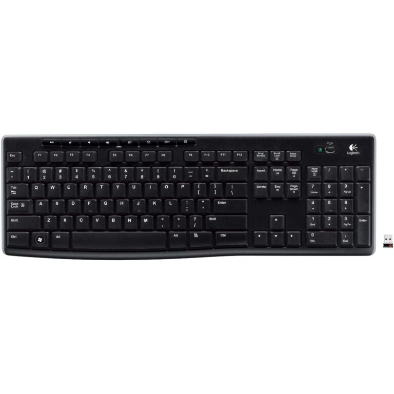 Tastierë pa Kabllo Logitech K270 / Wireless / CH - Zezë