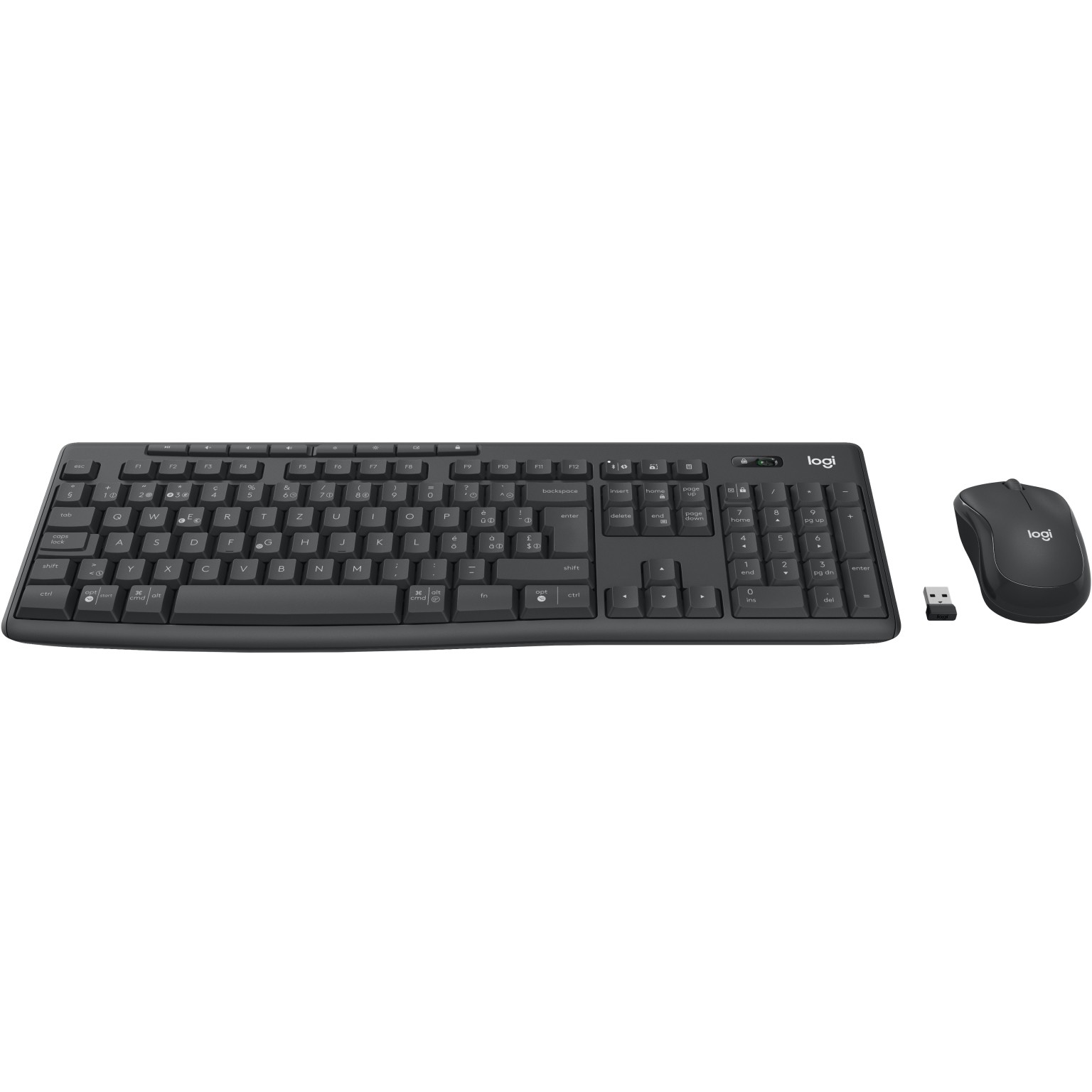 Combo (Tastierë & Maus) Logitech MK370 for Business / Wireless + Bluetooth / CH - Zezë