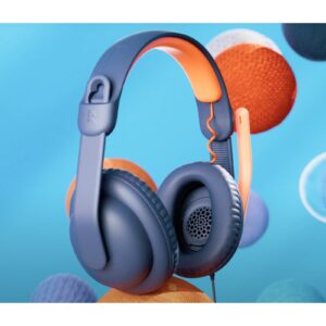 Kufje me Kabllo Logitech LEARN CLASSIC – Blu/Portokalli 8