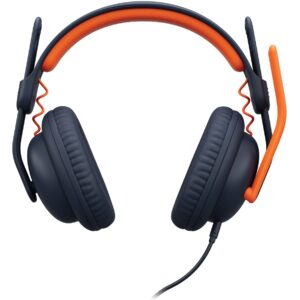 Kufje me Kabllo Logitech Zone Learn CLASSIC / WW-9006 – Blu/Portokalli 8