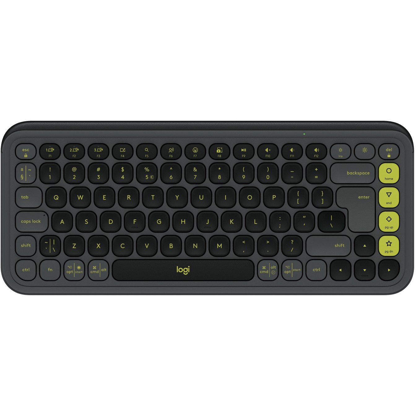 Tastierë pa Kabllo Logitech POP Keys / Wireless + Bluetooth / US - Grafit