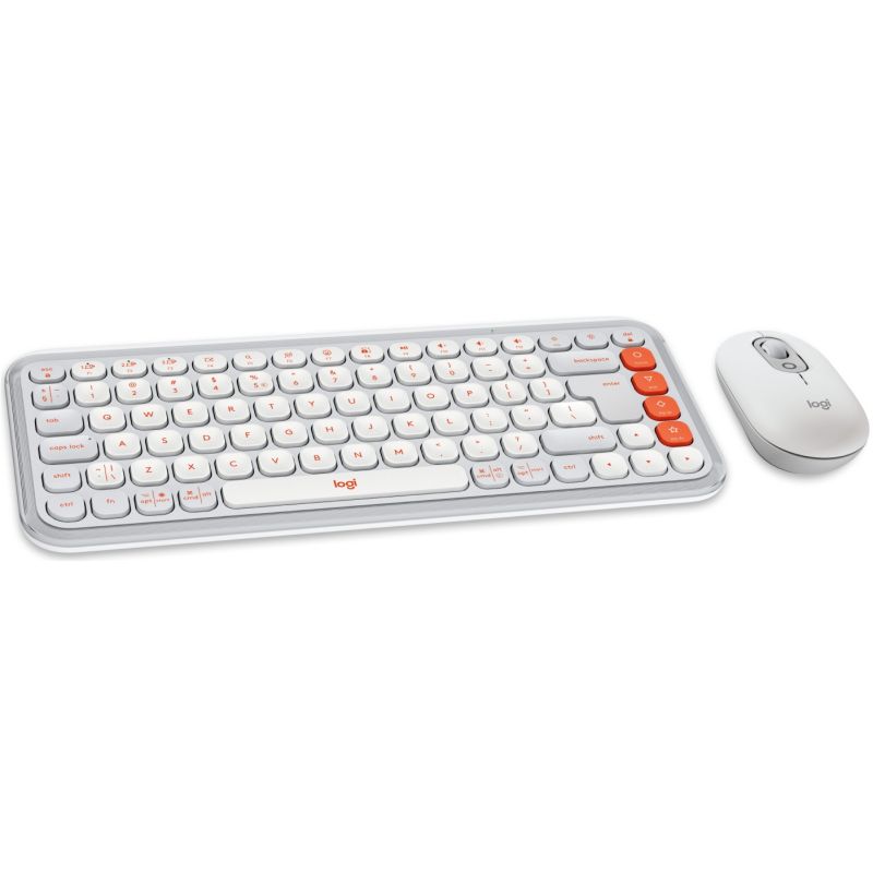 Combo (Tastierë & Maus) Logitech POP Icon Off White / US Layout - Figura 2