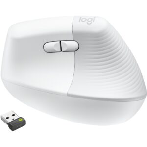 Maus pa Kabllo Logitech Lift for Business Vertical ergonomic / Butona 6 / Wireless Bluetooth / USB / e bardhë