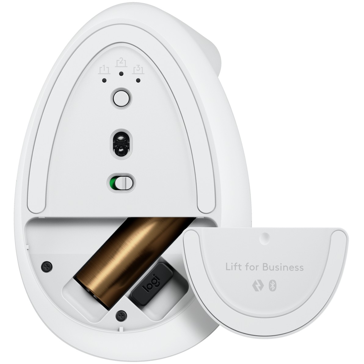 Maus pa Kabllo Logitech Lift for Business Vertical ergonomic / Butona 6 / Wireless Bluetooth / USB / e bardhë - Figura 4