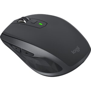 Maus Logitech MX Anywhere 2S Mouse laser 7 buttons wireless 2.4 GHz Bluetooth 4.0 LE USB Unifying receiver graphite