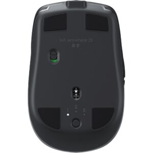 Maus Logitech MX Anywhere 2S Mouse laser 7 buttons wireless 2.4 GHz Bluetooth 4.0 LE USB Unifying receiver graphite