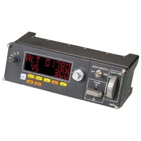 Kontroller Logitech Multi Panel Flight simulator instrument panel wired for PC