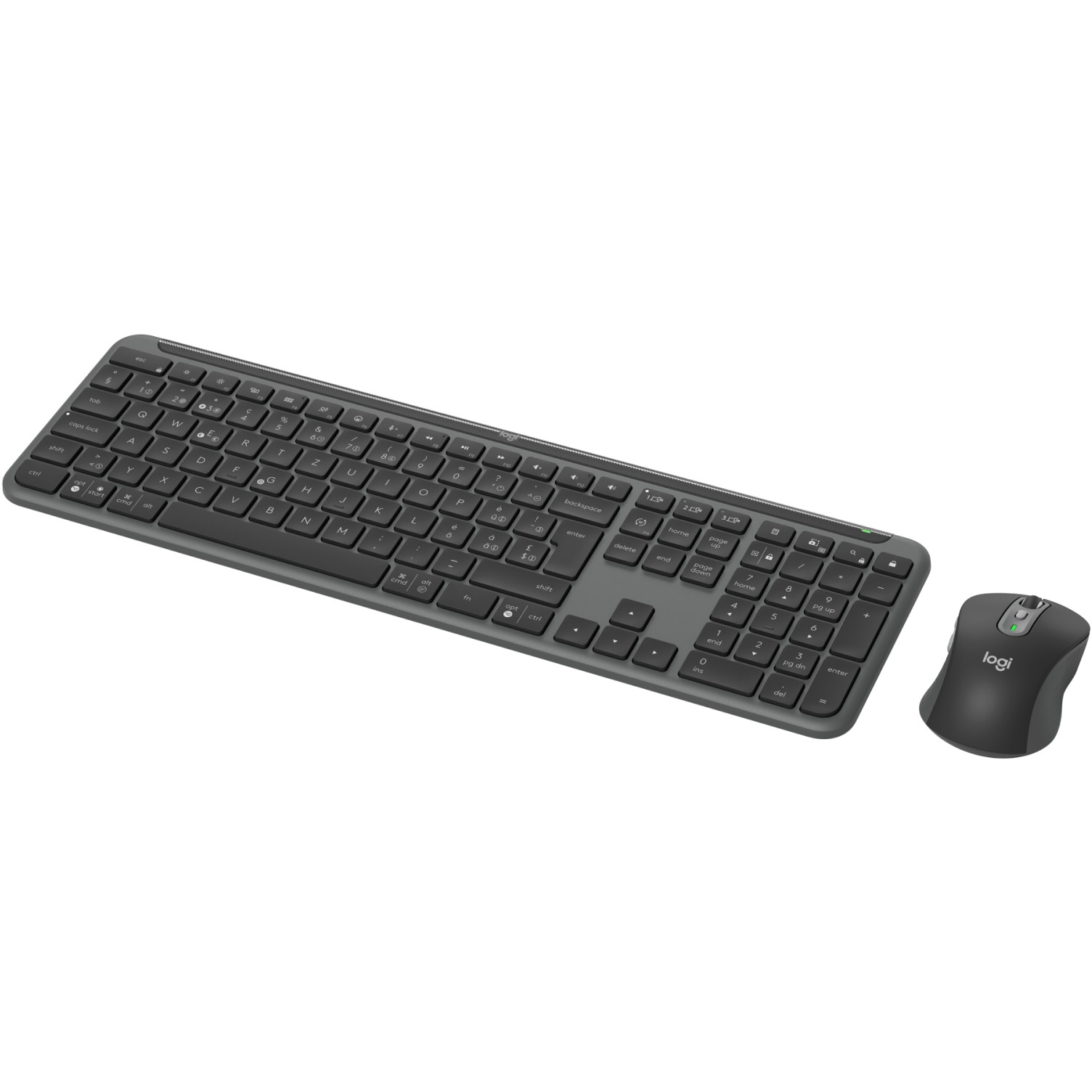 Combo(Tastierë&Maus) Logitech Signature Slim Combo MK950 for Business / CENTRAL‑419 / Layout CH – Grafit - Figura 3
