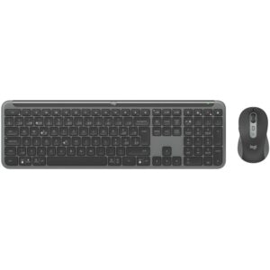 Combo(Tastierë&Maus) Logitech Signature Slim Combo MK950 for Business / CENTRAL‑419 / Layout CH – Grafit