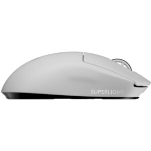 Maus Gaming Logitech PRO X SUPERLIGHT / Wireless / Butona 5 buttons / 25,600 DPI / USB / e bardhë